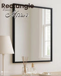 Rectangle Mirror — rectangular mirror product view by Tafaseel Home Decor