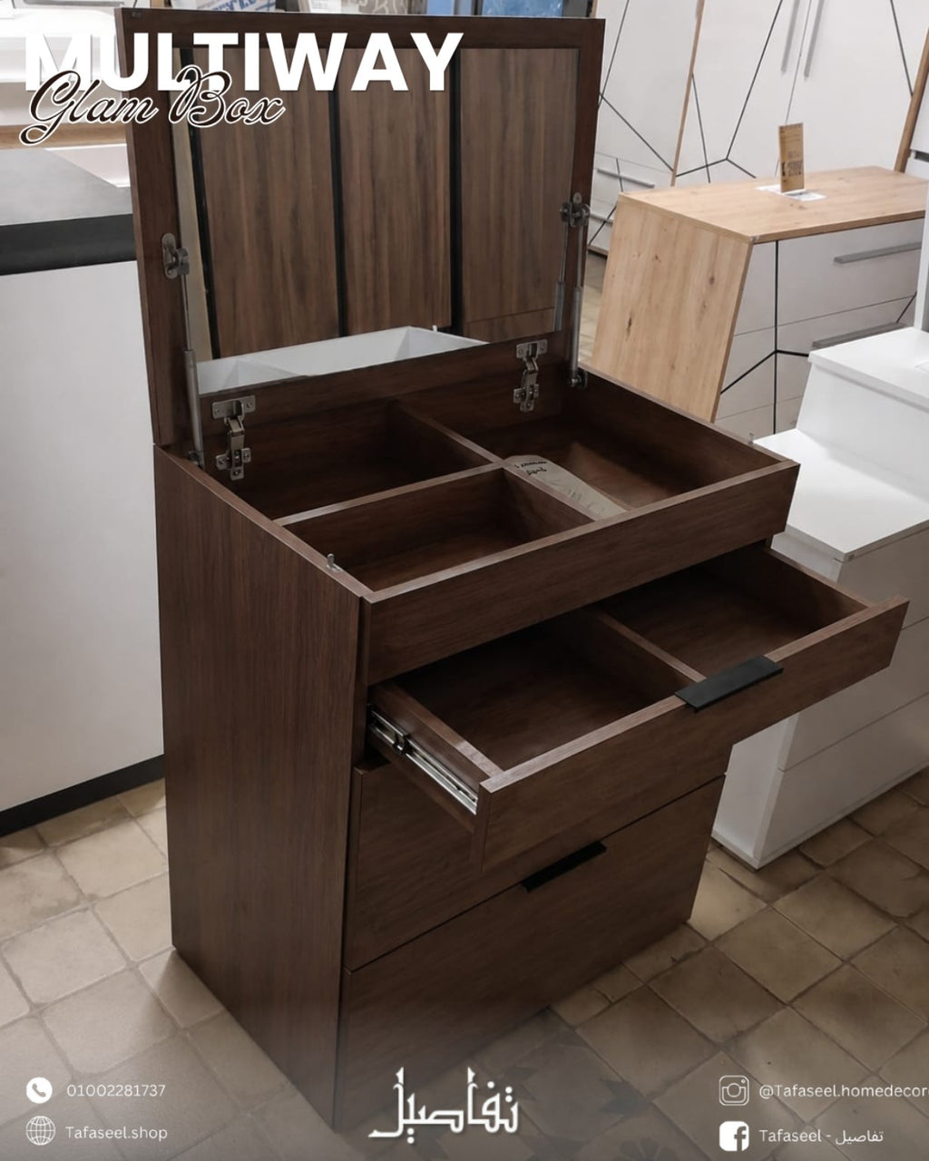 Multiway Glam Box dresser - multiple finishes