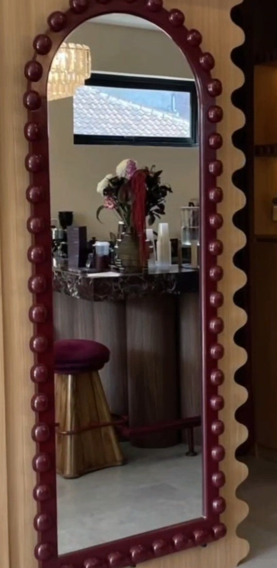 Neo Classic Mirror burgundy finish