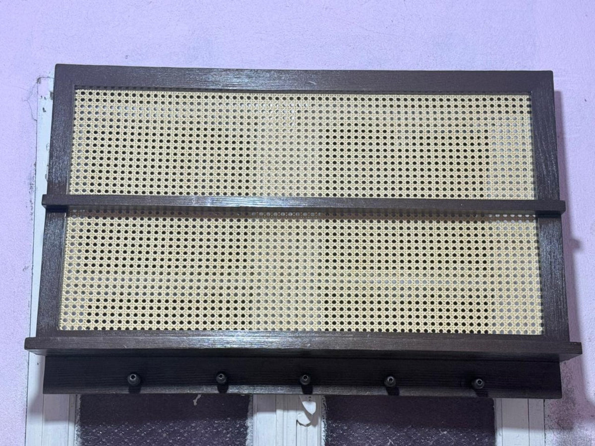 Rectangle Rattan Electric Box Cover with rattan and handle