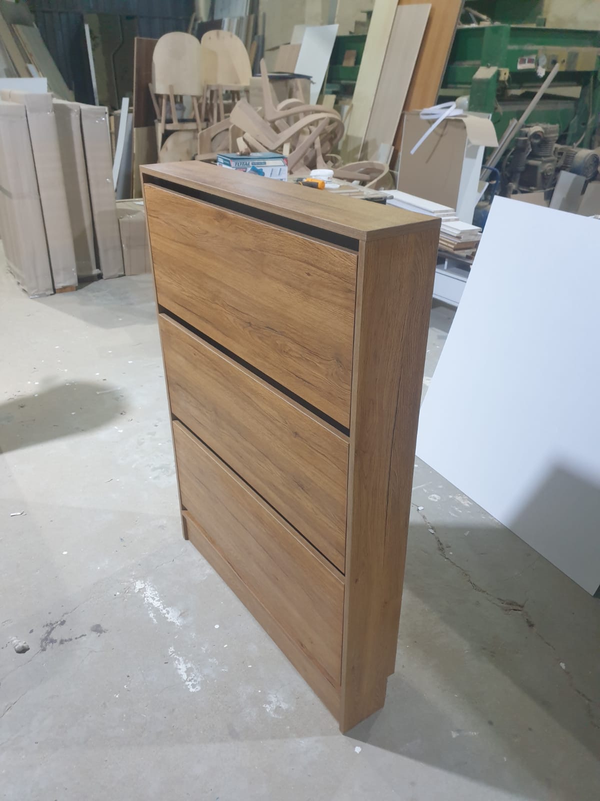Essential MDF Shoe Cabinet in white