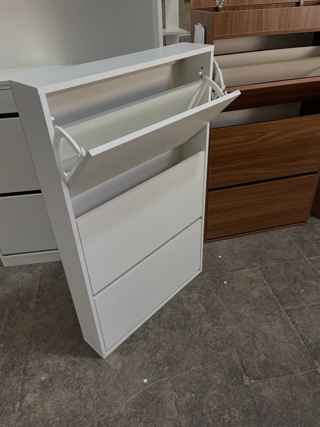 Essential MDF Shoe Cabinet by Tafaseel Home Decor
