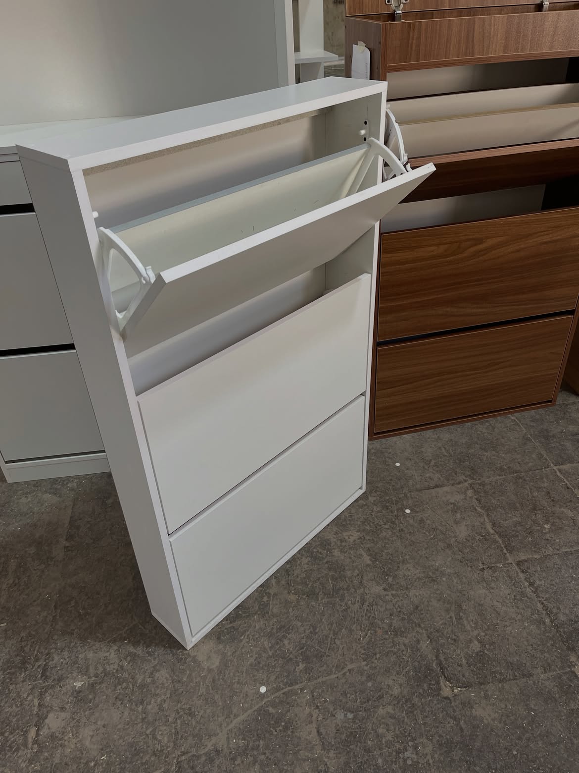 Essential MDF Shoe Cabinet by Tafaseel Home Decor