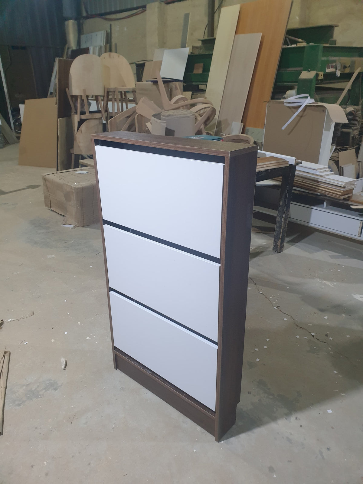 Essential MDF Shoe Cabinet storage detail