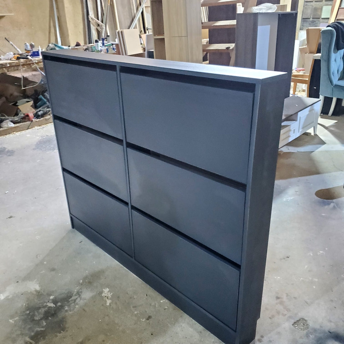 Essential MDF Shoe Cabinet in beige