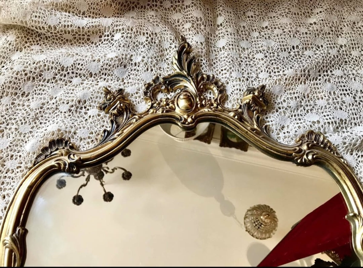 Rococo Vintage Mirror by Tafaseel Home Decor