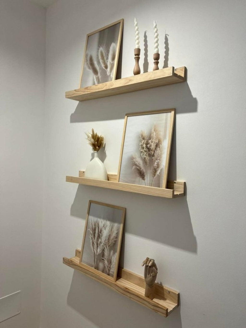 U Shape Wall Shelf MDF and Plywood by Tafaseel Home Decor